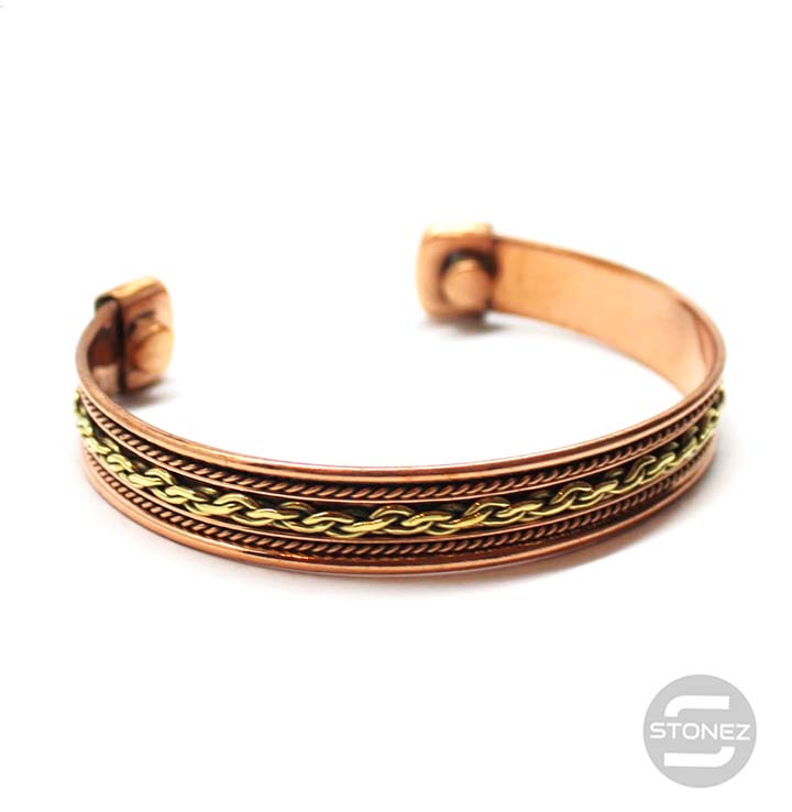 Carregue a imagem no visualizador da galeria, 600301483-06 Pulsera Cobre Con Imán.
