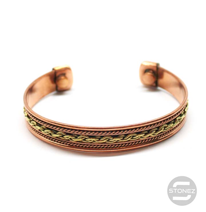 Carregue a imagem no visualizador da galeria, 600301483-06 Pulsera Cobre Con Imán.
