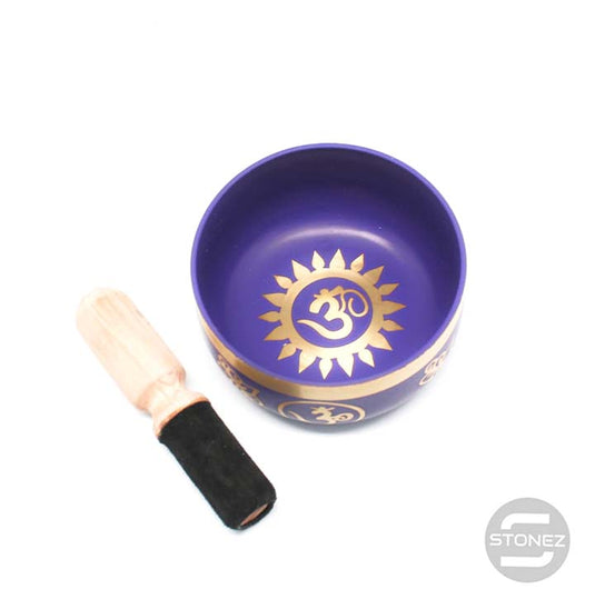 600301493-01 Cuenco Tibetano Chakra Simbolo Sahasrara 11 cms y 450 Gramos aprox