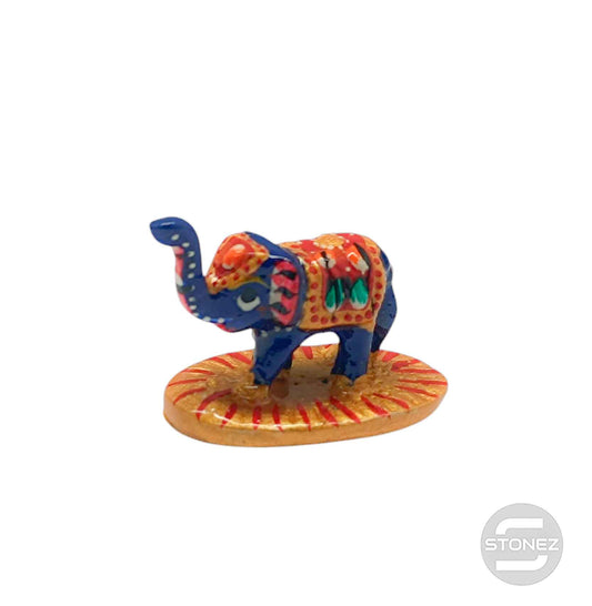 600301545-01 Porta Incienso De Metal Elefante 4,5 Cms Aprox ( El Color Puede Variar )