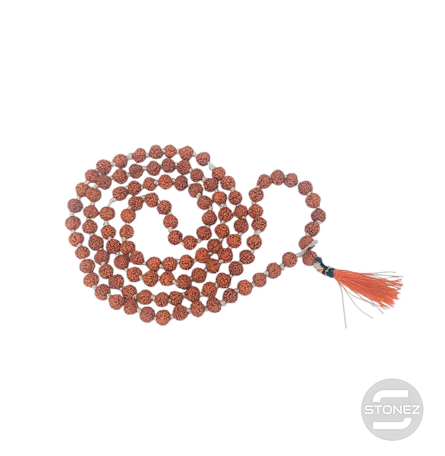 600301599 Japa Mala 108 Cuentas Rudraksha Bola 5 mm