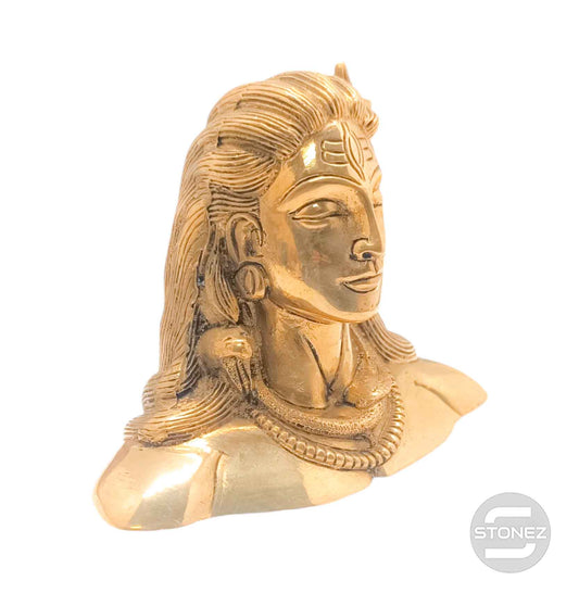 600302993 Figura En Latón Shiva (Adyogi)  11x15 Cms y 940Gramos Aprox
