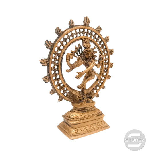 600302998 Figura En Latón Shiva (Natraj)  20x17 Cms y 1050 Gramos Aprox
