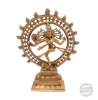 600302999 Figura En Latón Shiva (Natraj) 25x19 Cms y 1400 - 1500 Gramos Aprox