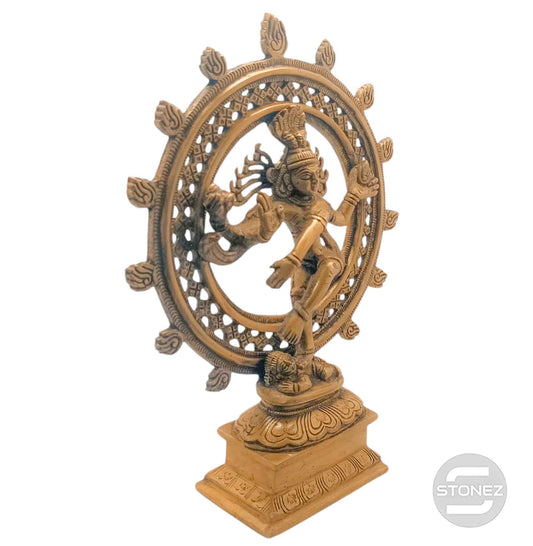 600303000 Figura En Latón Shiva (Natraj)  30x22 Cms y 2500-2600 Gramos Aprox