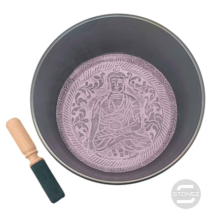 600303007 Cuenco Tibetano 4 Metales 25 Cms Aprox Color Morado