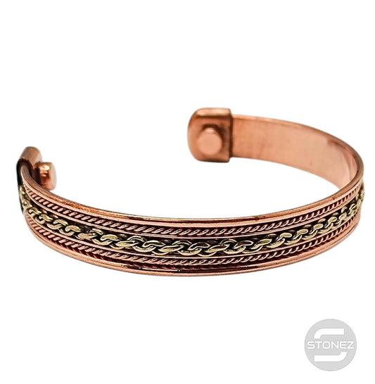 600303008-06 Pulsera Cobre Con Imán