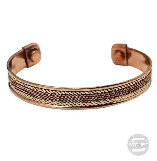 600303008-08 Pulsera Cobre Con Imán