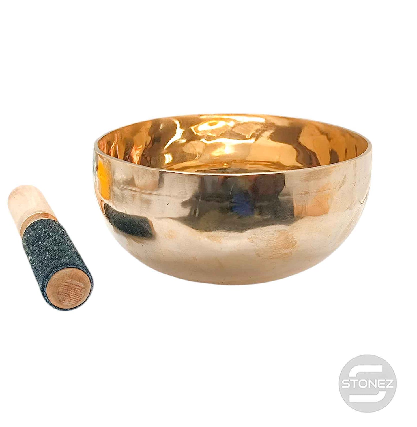 600303060 Cuenco Tibetano 7 Metales Dorado 16 Cms Aprox