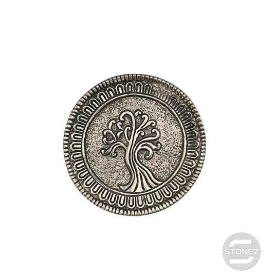 600303070-01 Porta Incienso De Metal 8,5 Cms Aprox Arbol De La Vida