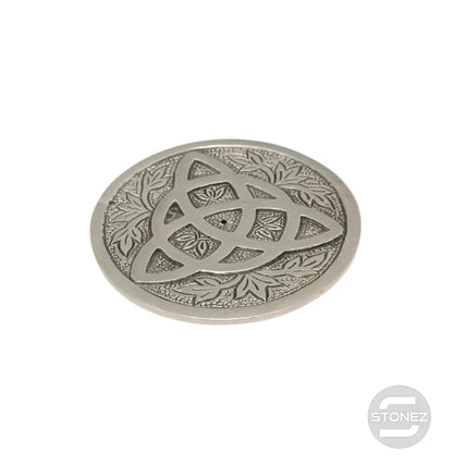 600303070-03 Porta Incienso De Metal 10 Cms Aprox Triqueta - stonez