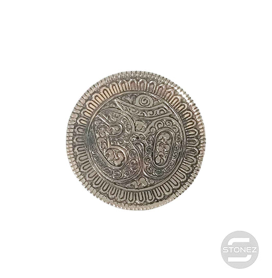 600303070-04 Porta Incienso De Metal Simbolo Om 8,5 Cms Aprox