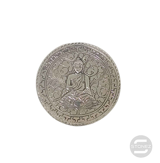 600303070-07 Porta Incienso De Metal Buda 10 Cms Aprox