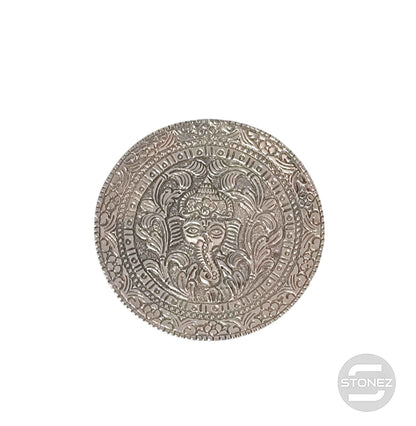 600303070-09 Porta Incienso De Metal Ganesha 9,5 Cms Aprox