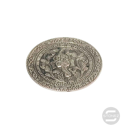 600303070-09 Porta Incienso De Metal Ganesha 9,5 Cms Aprox