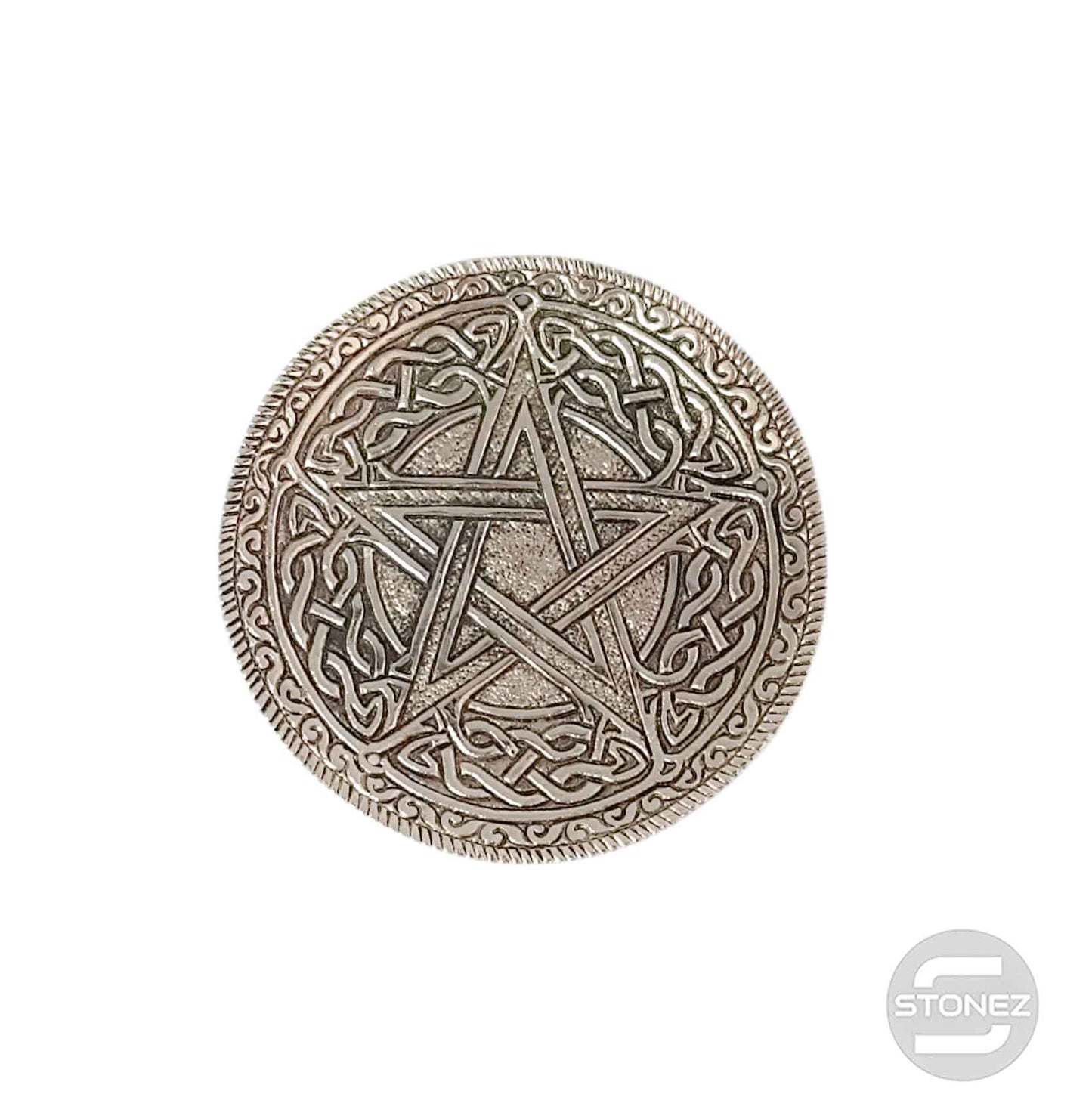 600303070-10 Porta Incienso De Metal Pentagrama 10 Cms Aprox