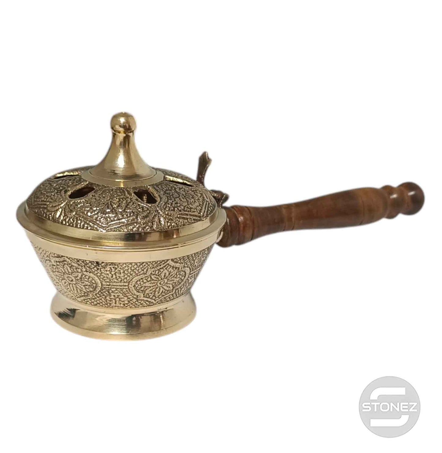 600303078 Quemador Incienso En Metal 22 Cms Aprox