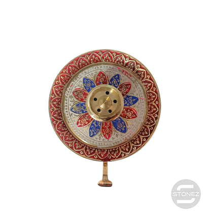 600303085 Porta Incienso Latón 10 Cms Aprox - stonez