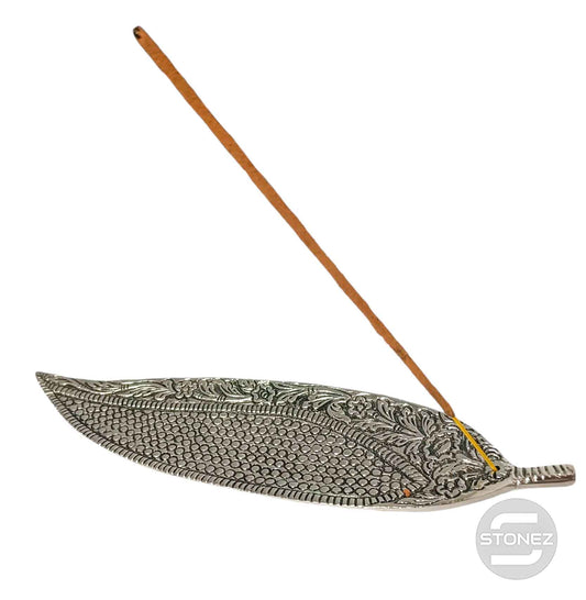 600303087-01 Porta Incienso Metal Hoja 22 Cms Aprox (INCIENSO NO INCLUIDO)