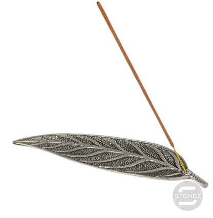 600303087-02 Porta Incienso Metal Hoja 22 Cms Aprox (INCIENSO NO INCLUIDO)