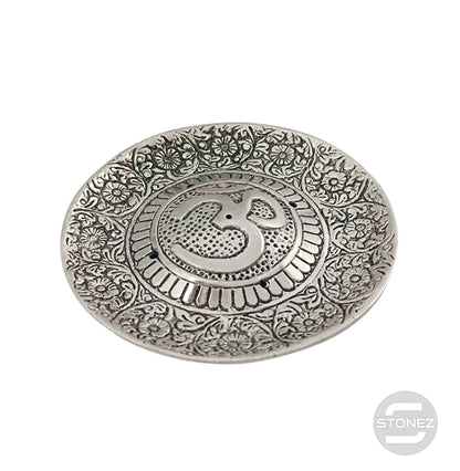600303252-03 Porta Incienso Metal Simbolo Om 11 Cms Aprox