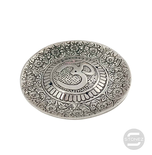 600303252-03 Porta Incienso Metal Simbolo Om 11 Cms Aprox