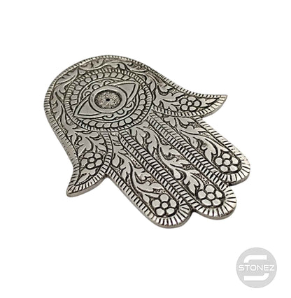 600303252-06 Porta Incienso Metal Mano 12 Cms Aprox
