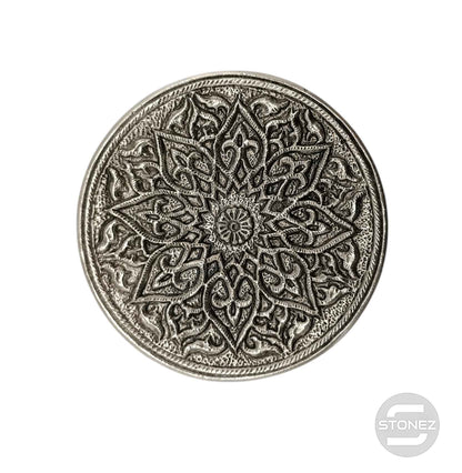 600303252-07 Porta Incienso Metal Mandala 11 Cms Aprox