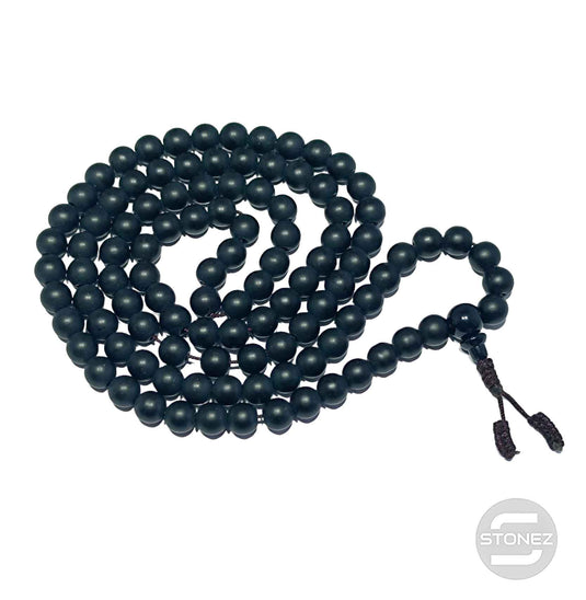 600401789 Japa Mala 108 Cuentas Piedra Shaligram Bola 8 mm