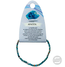 600601865 Pulsera Facetada Apatita 3 mm