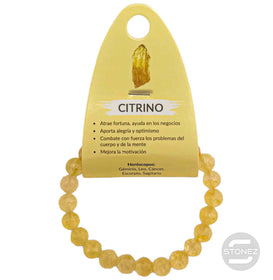 600601885 Pulsera Facetada Citrino 8 mm