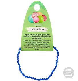 600601892 Pulsera Facetada Jade Teñido 3 mm