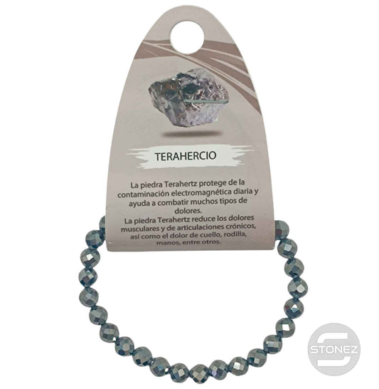 600602001 Pulsera Facetada Terahercio 6 mm