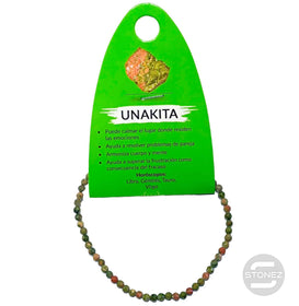 600602010 Pulsera Facetada Unakita 3 mm