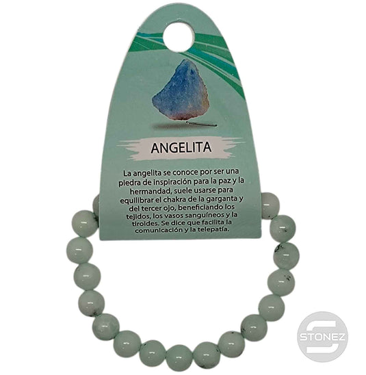 600602521 Pulsera Piedra Natural Angelita 8 mm