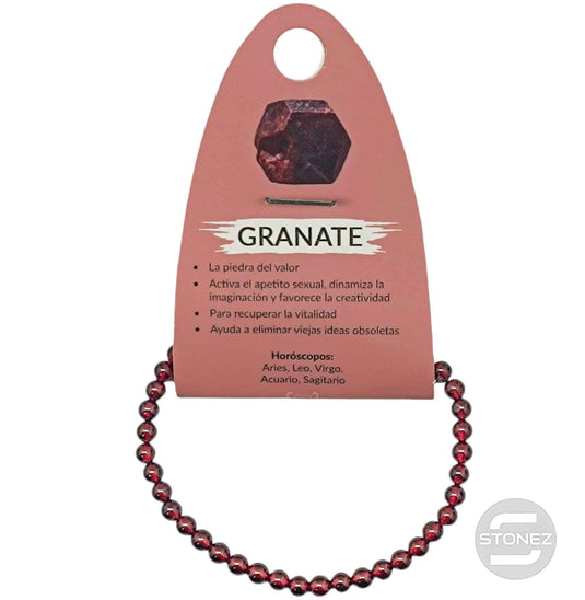 600602562 Pulsera Granate AA 4 mm