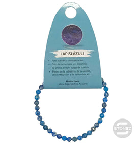 600602586 Pulsera Facetada Lapis Lazuli 5 mm