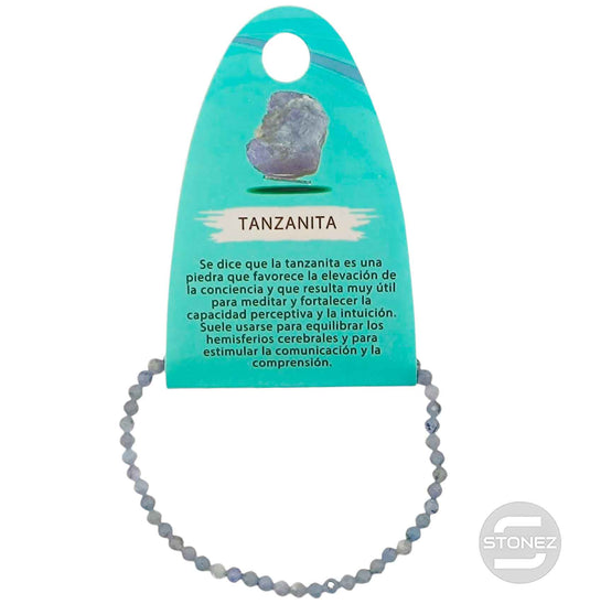 600602585 Pulsera Facetada Tanzanita 3 mm