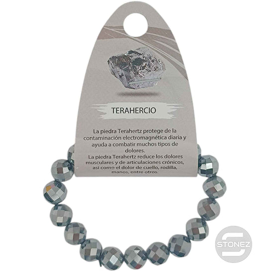 600603202 Pulsera Facetada Terahercio 10 mm