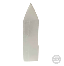 600702511 Obelisco Selenita Bruto Punta Pulida 20 Cms Aprox