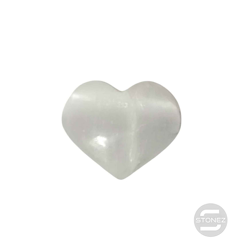 Cargue la imagen en el visor de la galería, 600702517-02 Selenita Forma Corazón 5 Cms Aprox
