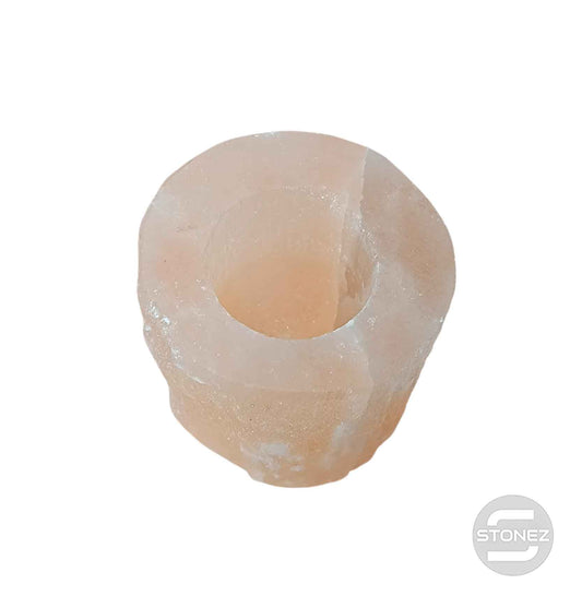 600702638 Porta Vela Portavela Selenita Naranja 8 Cms Aprox