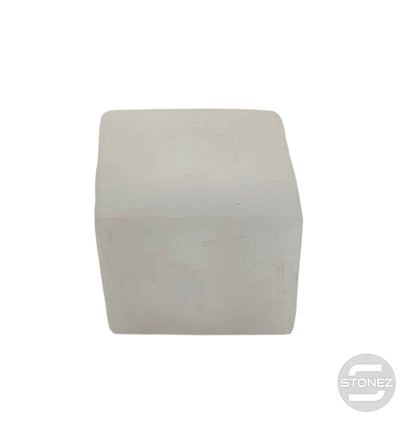 600702640 Porta Vela Cubo Selenita 8 Cms Aprox