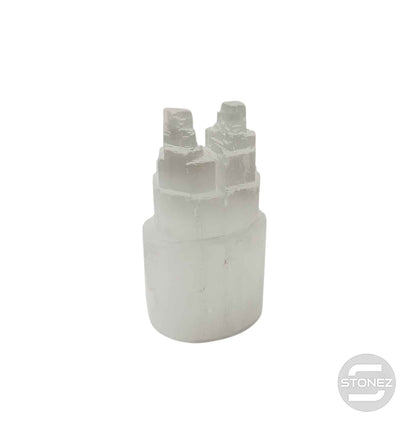 600702933 Torre Selenita Doble Punta 10 Cms Aprox - stonez