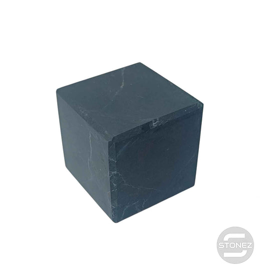 600803844 Cubo Shungita 4 Cms Aprox No Pulido