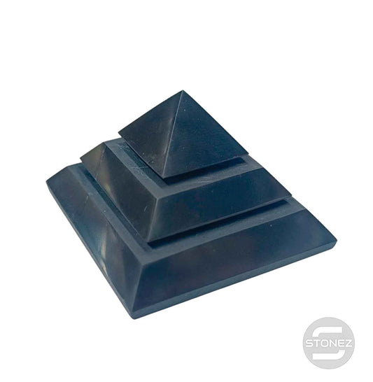 600803846 Piramide Shungita 5 Cms Aprox Pulido Con Ranuras