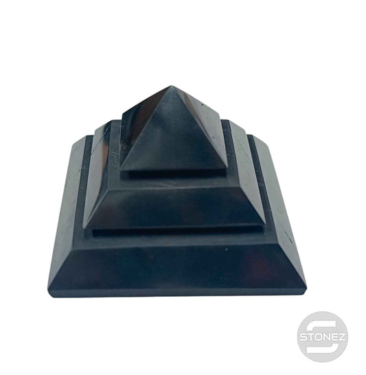 600803846 Piramide Shungita 5 Cms Aprox Pulido Con Ranuras