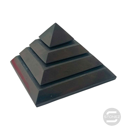 600803847 Piramide Shungita 7 Cms Aprox Pulido Con Ranuras