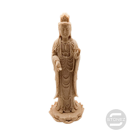 60303 Figura En Resina Quan Yin 22 X 8 Cms Aprox.