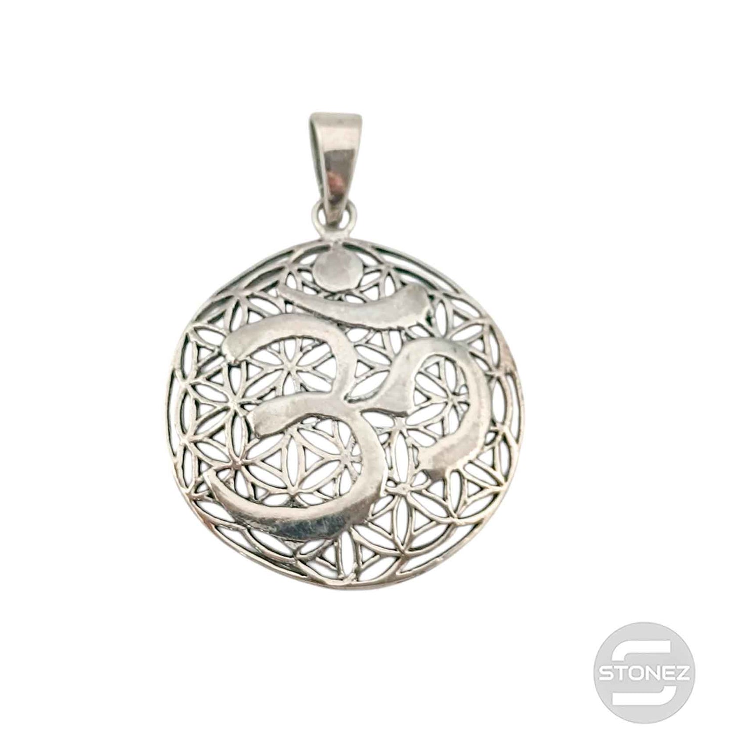 50350 Colgante De Plata 925 Om 27 mm